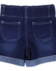 Denim High Waisted Short Dark