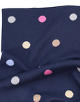 Polkadot Knit Blanket Navy