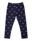 Unicorn Print Legging Navy