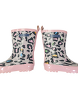 Leopard Print Gumboot Nimbus Cloud