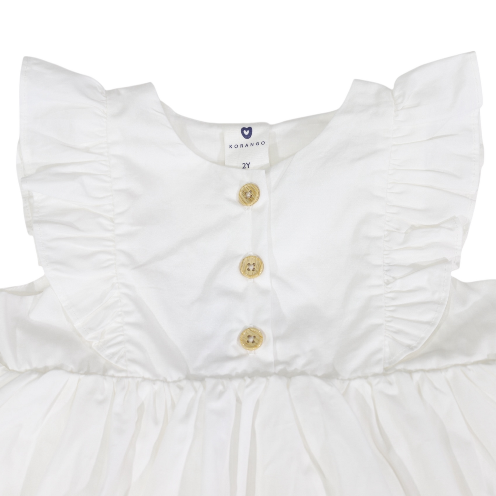 Frill Blouse White