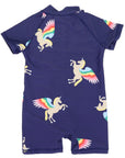 Unicorn Swimsuit Navy
