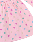 Polkadot Cotton Dress Pink