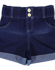 Denim High Waisted Short Dark