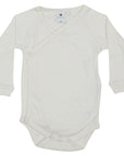 Organic Pointelle Bodysuit White