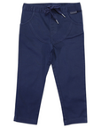 Stretch Twill Pant with Drawstring Navy