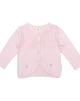 Rosettes Cardigan Pink