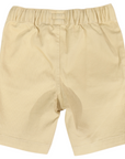 Stretch Twill Short with Drawstring Sand