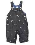 Kombi Van Embroidered Overalls Charcoal