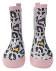 Leopard Print Gumboot Nimbus Cloud