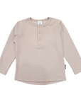 Essential Henley Tee Chestnut