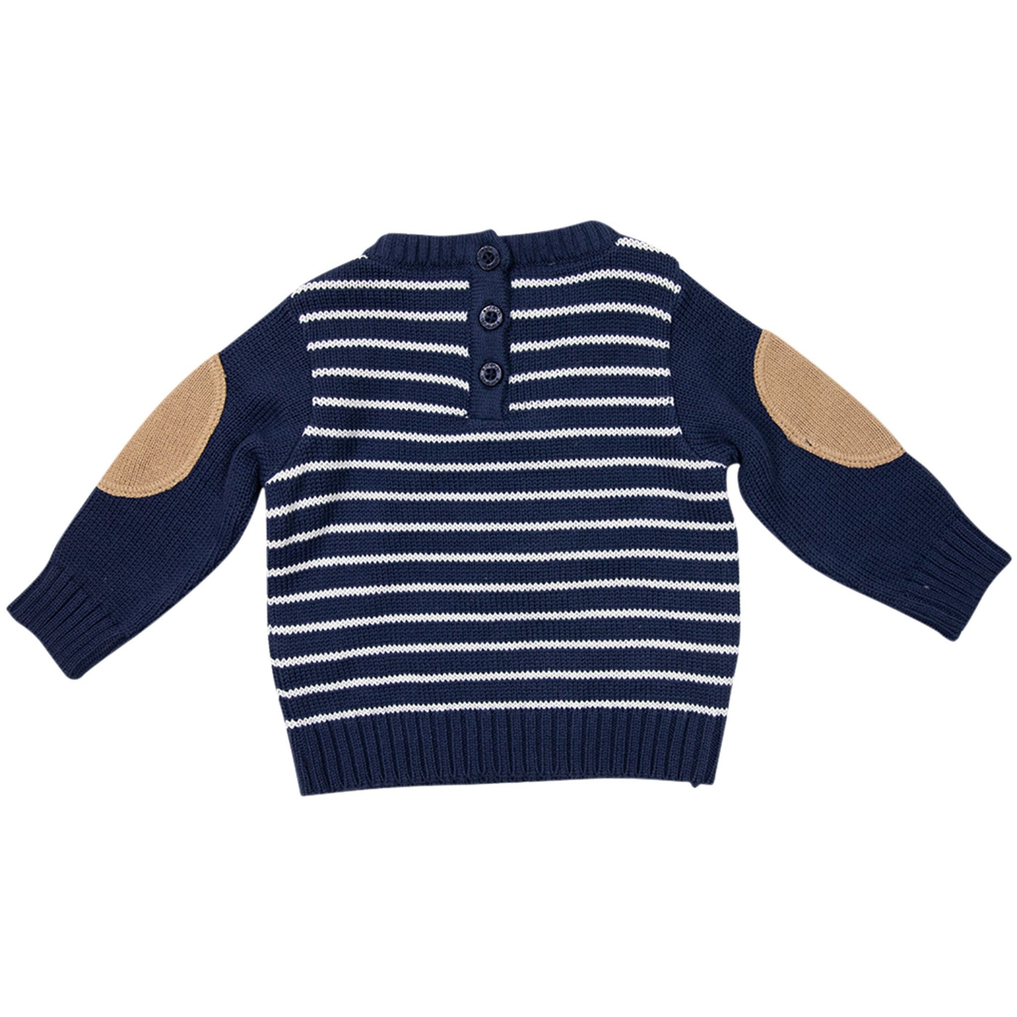 Stripe Knit Sweater Navy/White