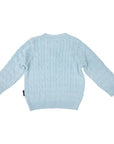 Cable Knit Sweater Blue