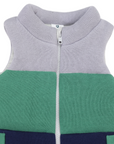 Padded Knit Vest Green