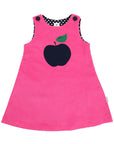 Lined Apple Cord Dress Pink