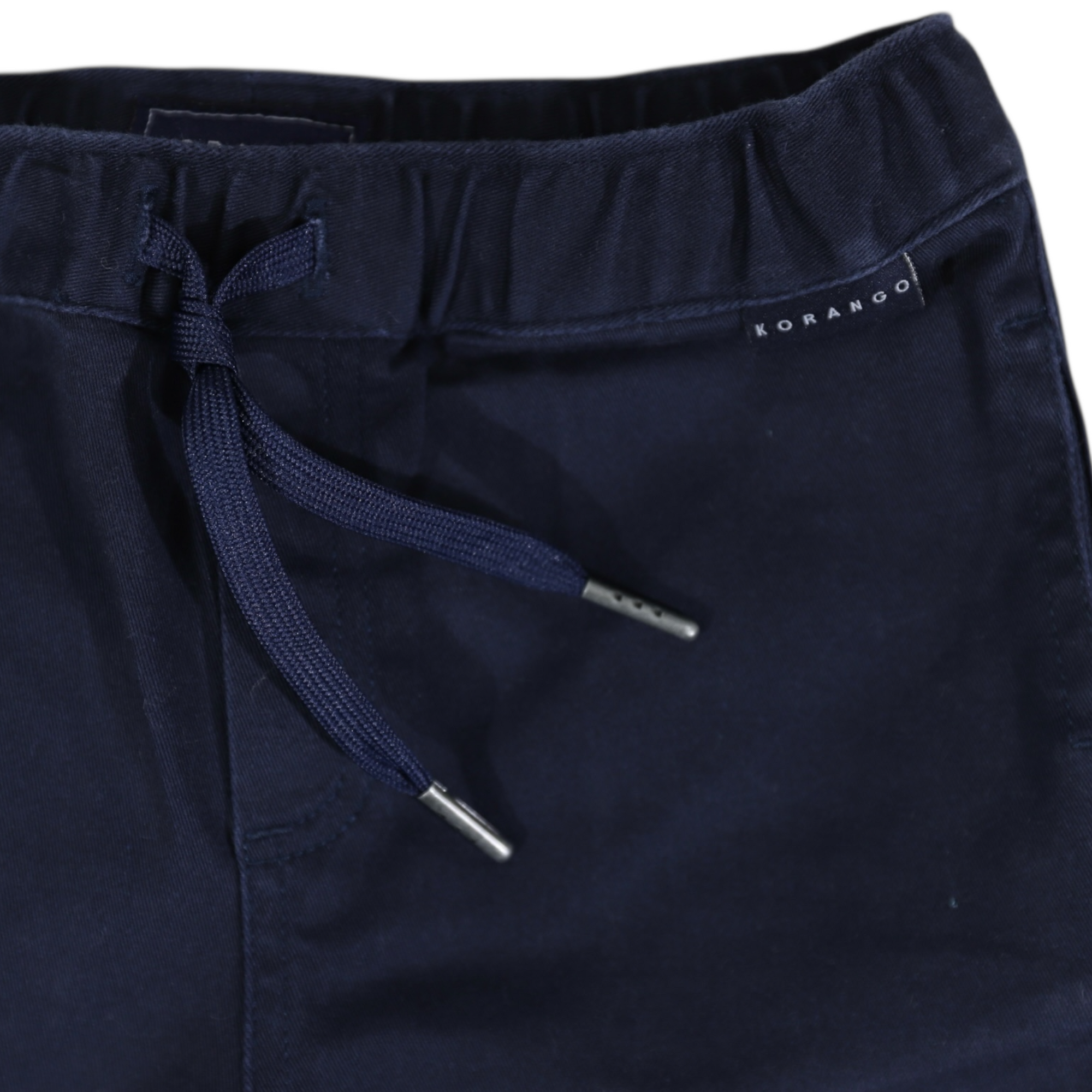 Navy Stretch Twill Short