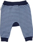 Knit Stripe Legging Blue/Navy Stripe