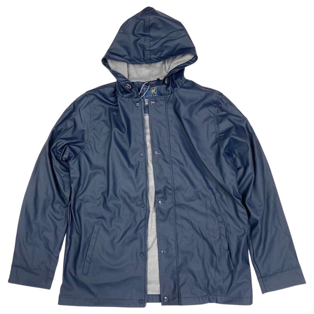 Raincoat plain Navy Adult