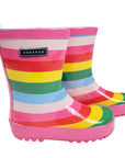 Rainbow Striped Gumboot Rainbow