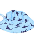Shark Swim Sun Hat Blue