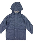Plain Raincoat Navy