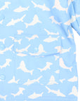 Shark Colour Change Raincoat Blue