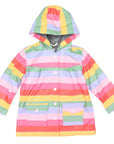 Striped Raincoat Rainbow Stripe