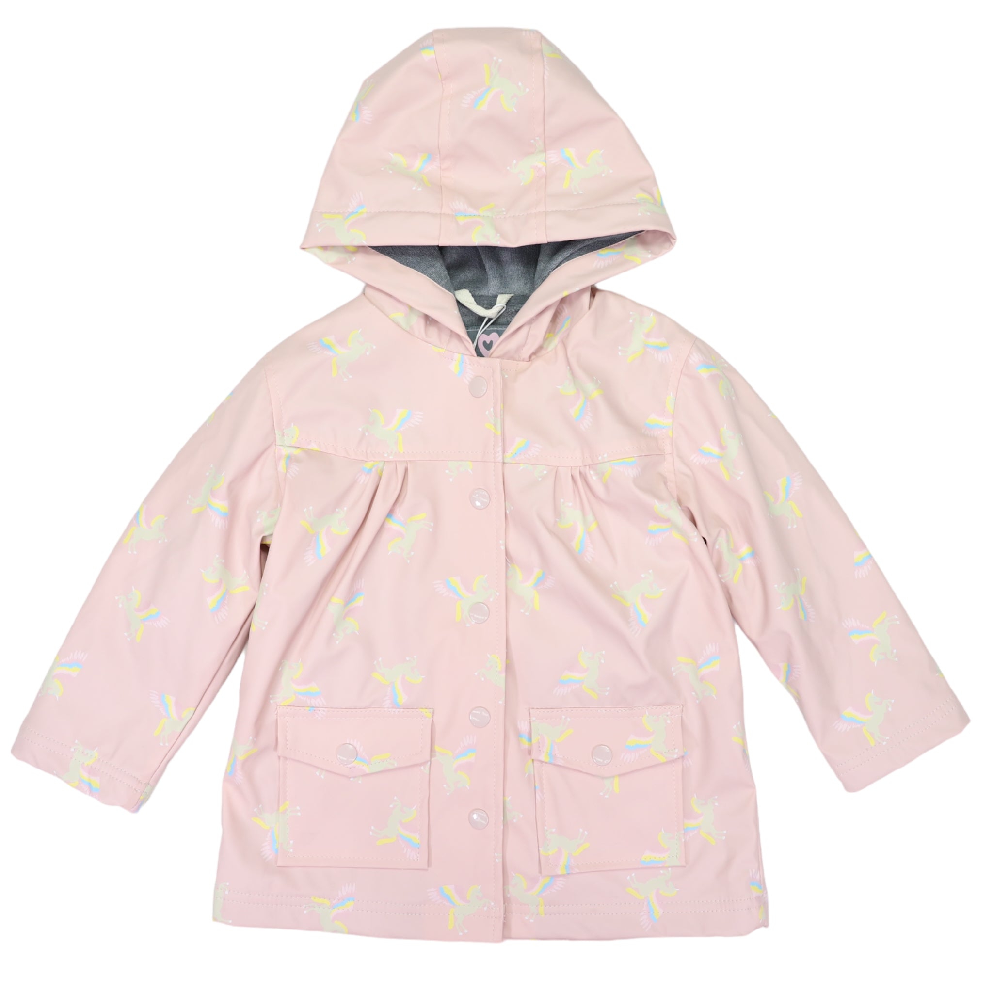 Pink cheap unicorn raincoat