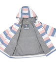 Pink Stripe Raincoat
