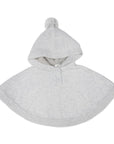 Knitted Poncho Grey