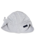 Cotton Legionnaires Sun Hat Grey Marle Stripe