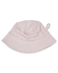 Cotton Sun Hat Dusty Pink Stripe