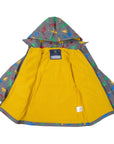 Fleece Lined Jurassic Raincoat Charcoal