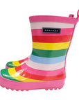 Rainbow Striped Gumboot Rainbow