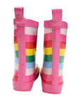 Rainbow Striped Gumboot Rainbow