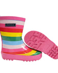 Rainbow Striped Gumboot Rainbow