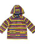 Striped Raincoat Mustard Stripe