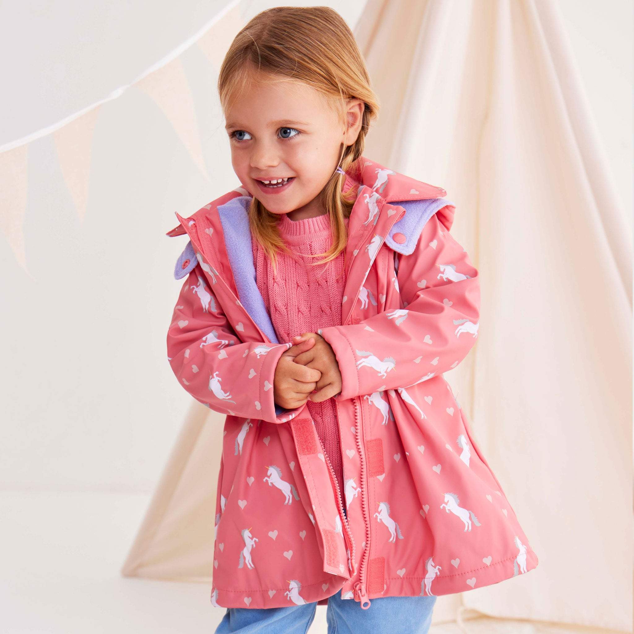 Girls on sale unicorn raincoat