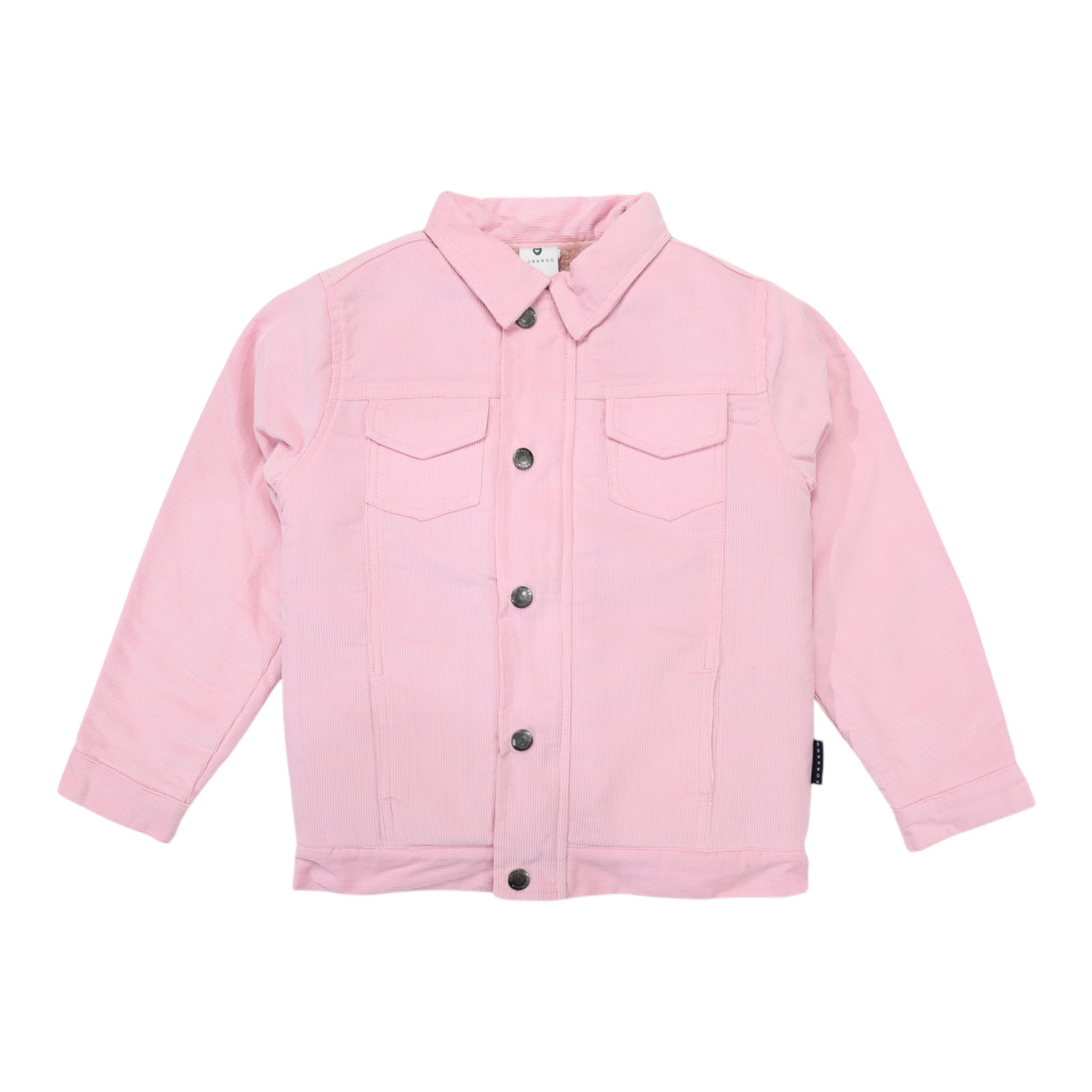 Sherpa Lined Cord Jacket Pink