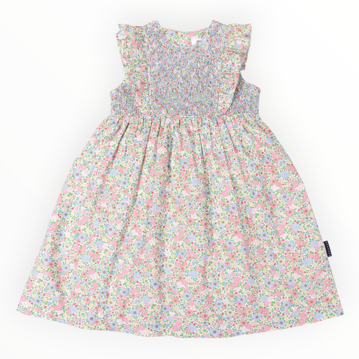 Smocked Floral Dress