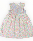 Smocked Floral Dress