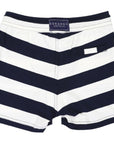 Striped Cotton Short Navy Stripe