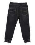 Stretch Denim Jean with Drawstring Charcoal