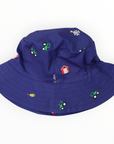 Emb. Sunhat Navy