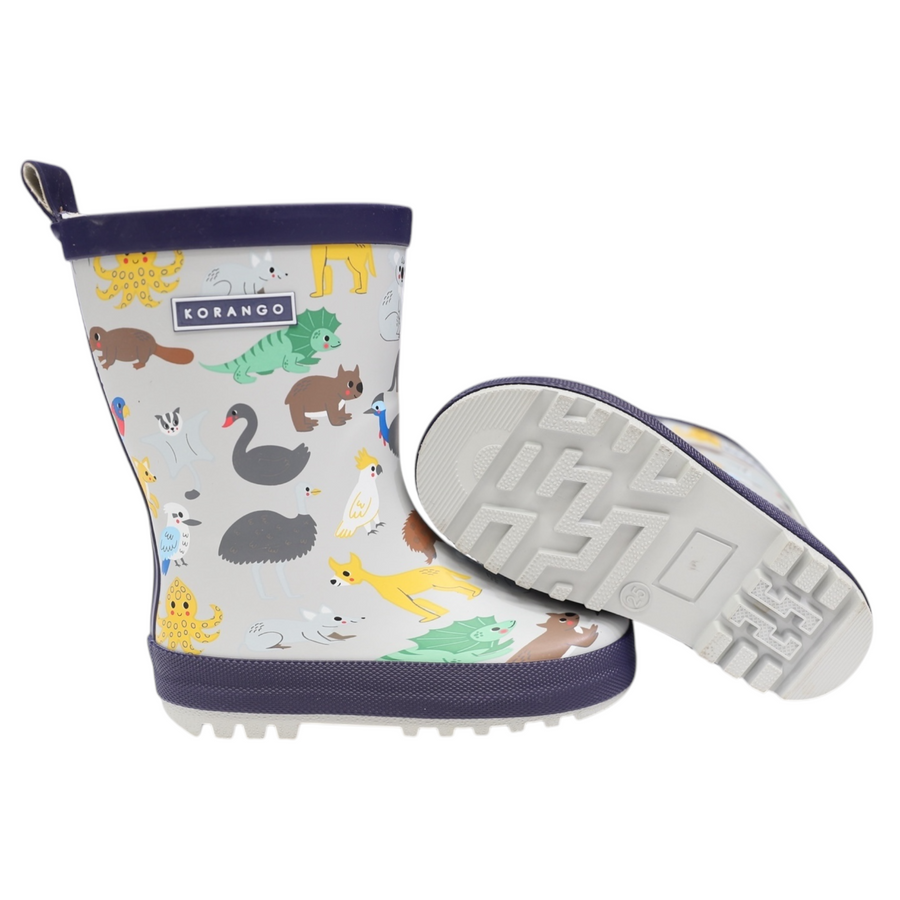 Australian Animal Gumboot Grey