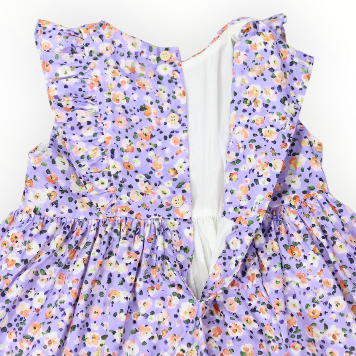 Floral Smocked Dress Lilac