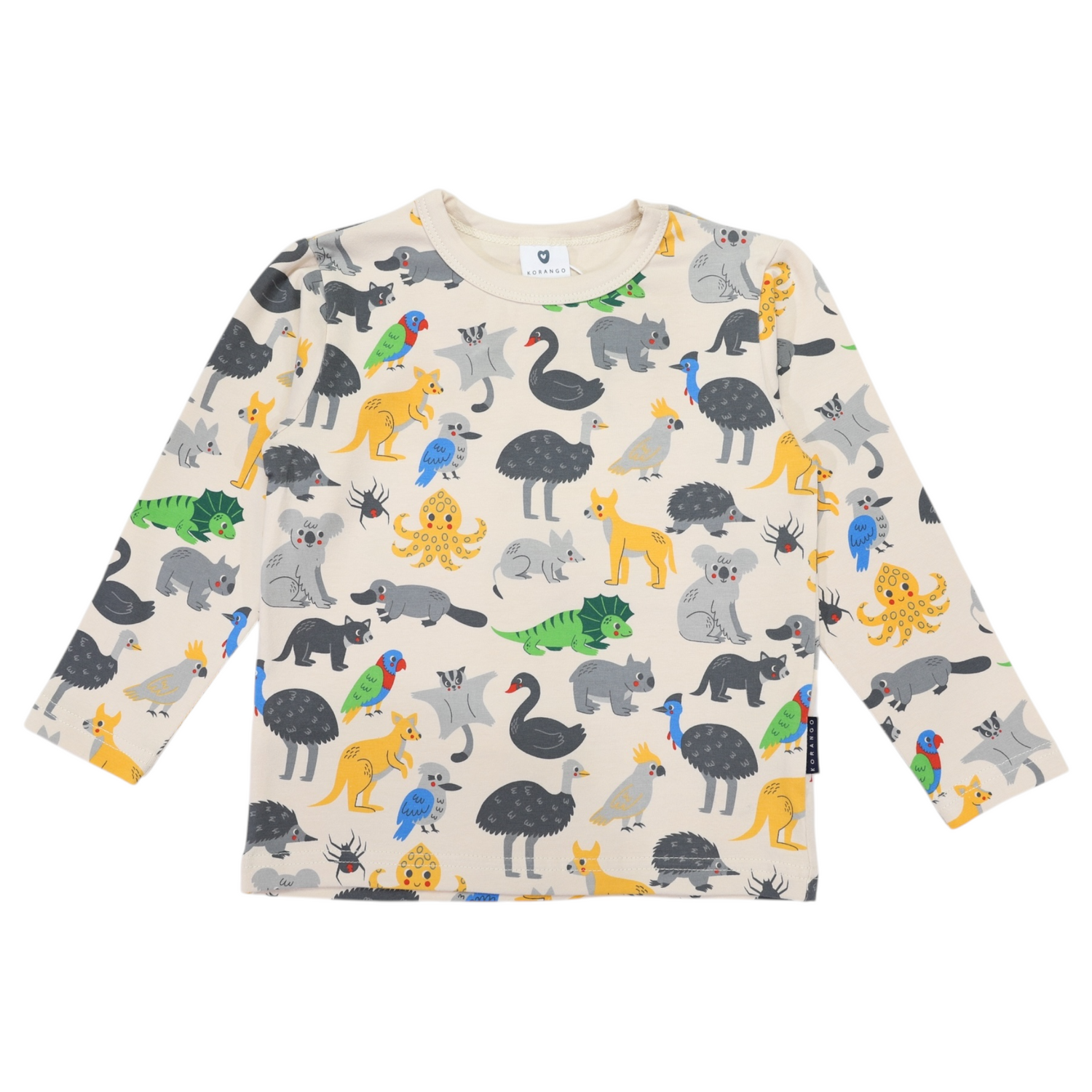 Australian Animal Tee Beige