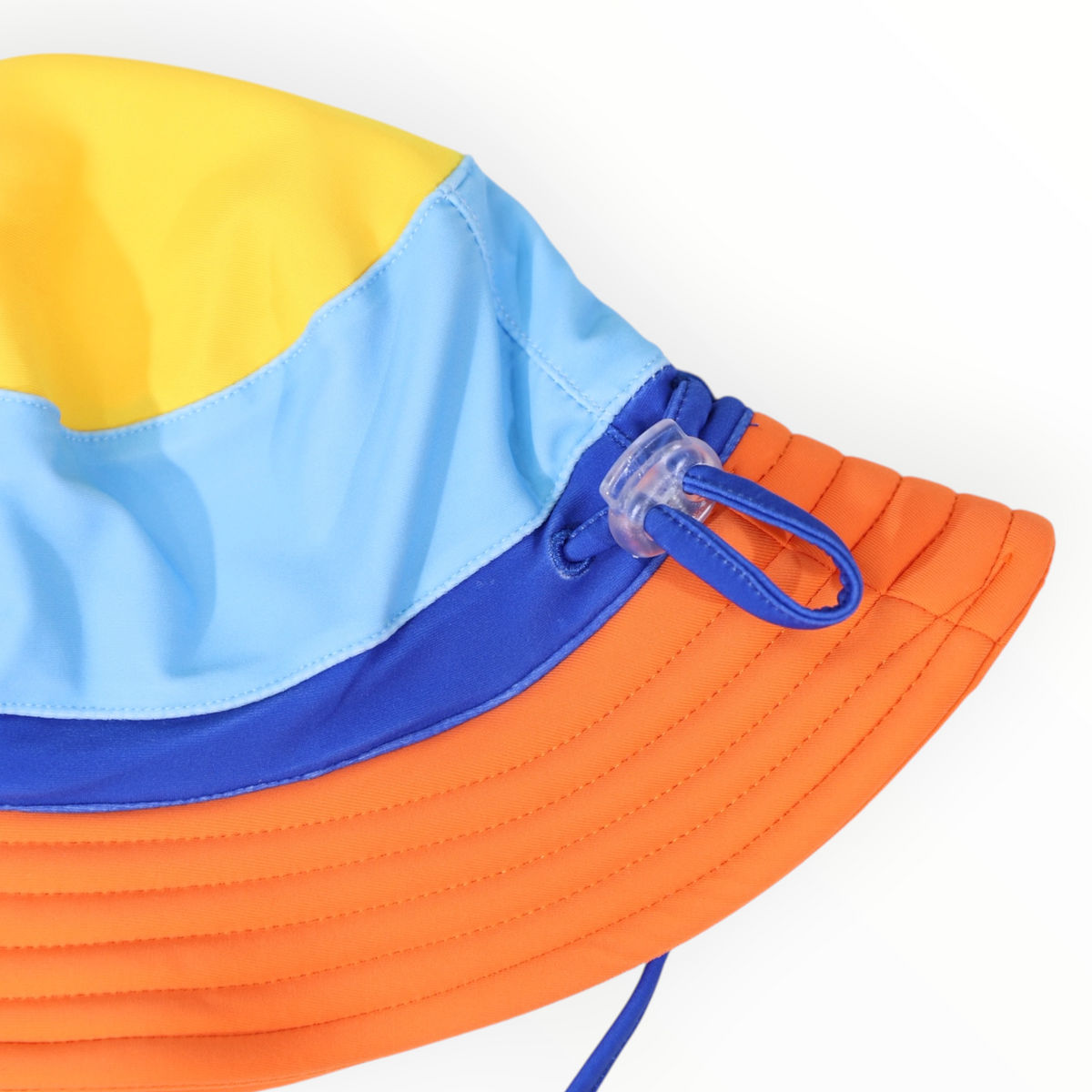Colour Block Swim Hat Blue