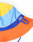 Colour Block Swim Hat Blue