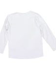 Cotton Pocket Long Sleeve Tee White